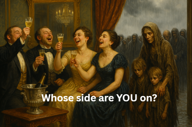 The Vandeleurs partied on while tens of thousands in their care starved to death